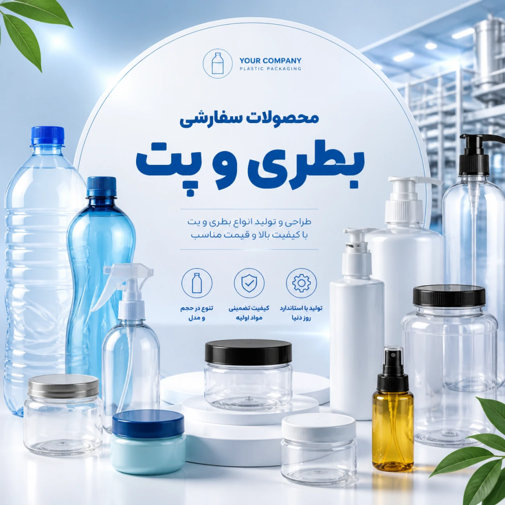  محصولات سفارشی بطری و پت